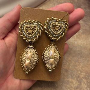 Mary Frances CLIP-ON earrings